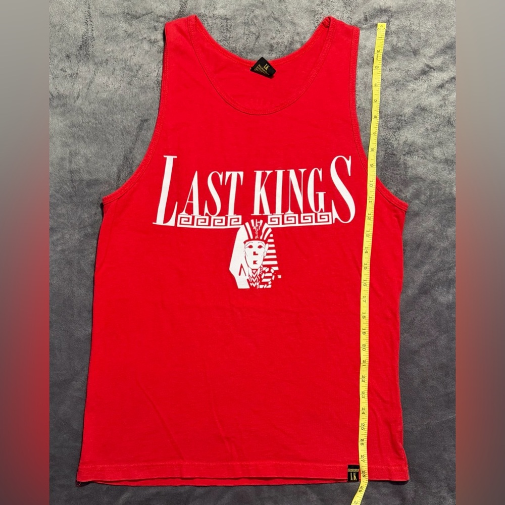 Last Kings Red Tank Top SIZE MEDIUM